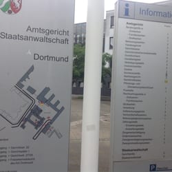 Amtsgericht Dortmund - Orientierungsplan vor den Gebäuden - sehr geil!