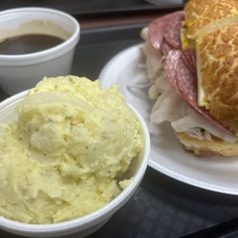 Joe's Buffet - Turkey & Salami sandwich and potato salad - Sandwiches Near Me - Fairfield, California