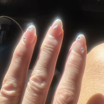 Polish Studio - Ombré with celestial nail art - Nail Salons Near Me - Tucson, Arizona