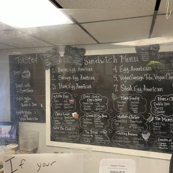Sweet and Savory Bakehouse - The menu, may have to zoom in - Bakeries Near Me - Standish, Maine