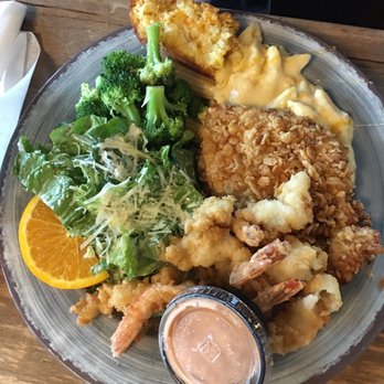 Ivy on the Square - Crispy Chicken and Shrimp plate - Southern Near Me - Ocala, Florida