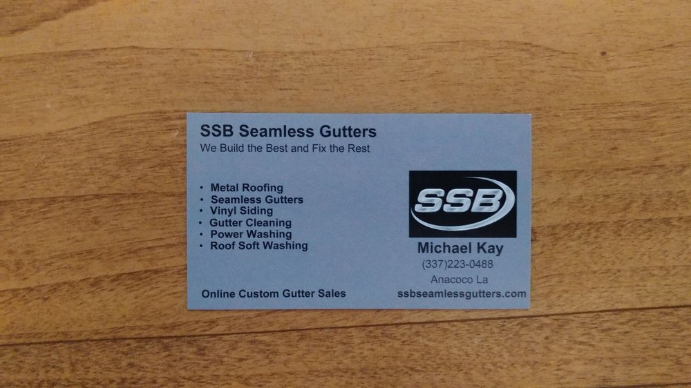 Slide of SSB Seamless Gutters
