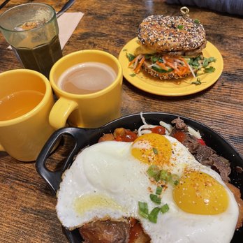 Eggcellent Cafe - Iron hash skillet and breakkie bahn mi - Coffee & Tea Near Me - Philadelphia, Pennsylvania