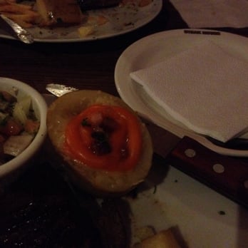 Ale House - Actual photo of potato boat - spray cheese included! - American Near Me - Asa Sul, DF
