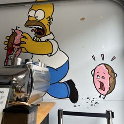 Machino Donuts - Simpsons art makes me a happy camper.