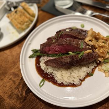 Field & Fire - Tender Wagyu flatiron with Korean flair and kimchi - New American Near Me - Greenville, Wisconsin