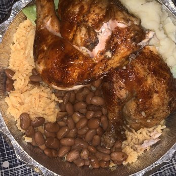 Golden Chicken - 1/2 Chicken with 2 Sides - Peruvian Near Me - Jamaica, New York
