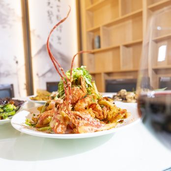 Dimsum Palace - a plate of food and a glass of wine - Cantonese Near Me - Catonsville, Maryland Dimsum Palace - a plate of food and a glass of wine - Cantonese Near Me - Catonsville, Maryland