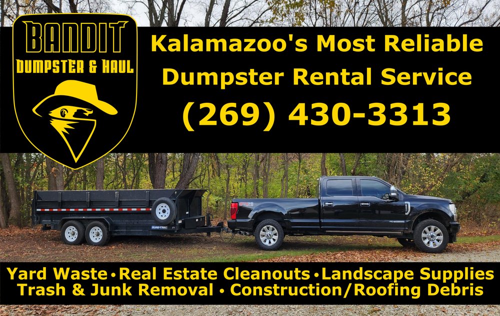 BANDIT DUMPSTER RENTAL & HAUL Updated September 2024 Kalamazoo