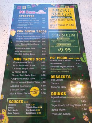 Menu photo 1 Mi Casa Taqueria Gaithersburg, MD Menu photo 1 Mi Casa Taqueria Gaithersburg, MD
