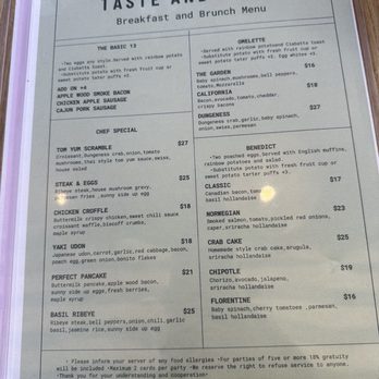 Taste & Glory - Menu - Breakfast & Brunch Near Me - San Mateo, California Taste & Glory - Menu - Breakfast & Brunch Near Me - San Mateo, California
