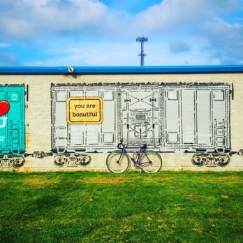 Monon Trail - Train mural along the Monon starting at 52nd Street. - Hiking Near Me - Indianapolis, Indiana Monon Trail - Train mural along the Monon starting at 52nd Street. - Hiking Near Me - Indianapolis, Indiana