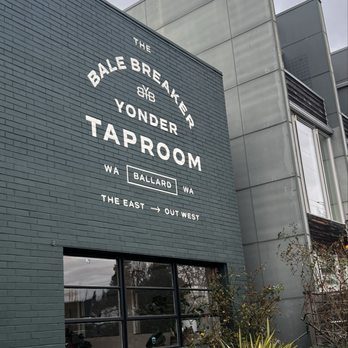 The Bale Breaker & Yonder Taproom - Exterior sign - Cideries Near Me - Seattle, Washington The Bale Breaker & Yonder Taproom - Exterior sign - Cideries Near Me - Seattle, Washington