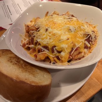 Donatelli's - Baked mostaccioli with toast - Pizza Near Me - White Bear Lake, Minnesota