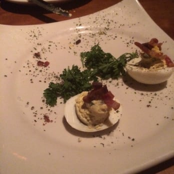 J. Alexander's - The deviled eggs....... Good presentation but fell a little short on flavor. - New American Near Me - Jacksonville, Florida