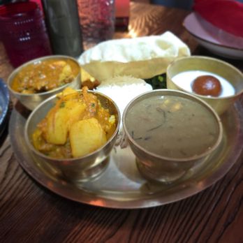 Royal Durbar - Thali with chicken - Himalayan/Nepalese Near Me - Rockville, Maryland Royal Durbar - Thali with chicken - Himalayan/Nepalese Near Me - Rockville, Maryland