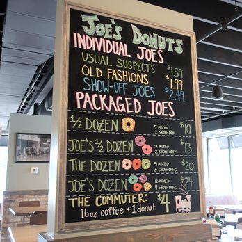 Joe Donut - Donut menu, circa July 2019 - Donuts Near Me - Niles, Illinois Joe Donut - Donut menu, circa July 2019 - Donuts Near Me - Niles, Illinois