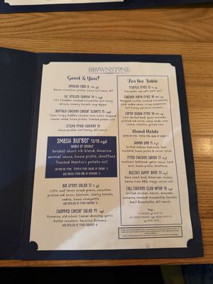 Menu photo 1 Brownstone Boston, MA