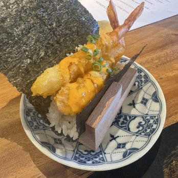 Gohan - Spicy Double Shrimp Hand Roll - Japanese Near Me - Honolulu, Hawaii Gohan - Spicy Double Shrimp Hand Roll - Japanese Near Me - Honolulu, Hawaii