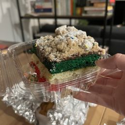 Rainbow Cookie Crumb Cake Rainbow Cookie Crumb Cake