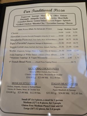 Menu photo 2 La Bella Cafe & Games Chula Vista, CA