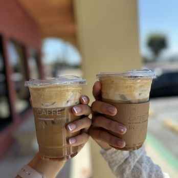 Caffe In Coffee Co - Madagascar vanilla lattes with oat milk - Coffee & Tea Near Me - Anaheim, California Caffe In Coffee Co - Madagascar vanilla lattes with oat milk - Coffee & Tea Near Me - Anaheim, California