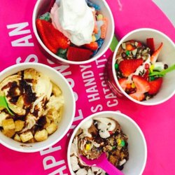 Menchie's Frozen Yogurt - Hall Road - You already know which one belongs to my son