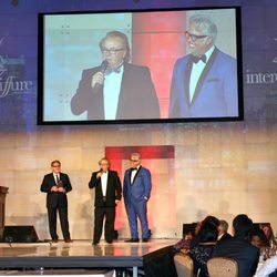 Shortino's Salon & Spa - Frank Sr. (Owner) speaking at Intercoiffure & accepting a Award.