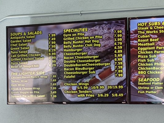 Menu photo 1 Seminole Subs & Gyros - Clearwater, Florida Clearwater, FL