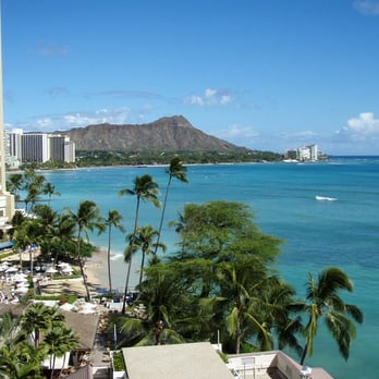Halekulani Hotel - view from ocean view suite - Hotels Near Me - Honolulu, Hawaii