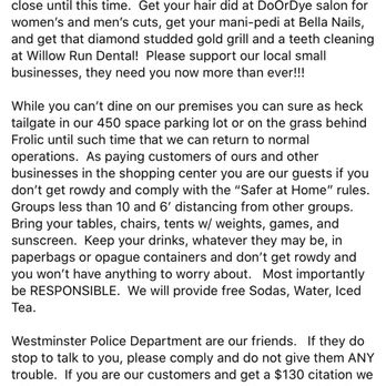 Frolic Brewing - Breweries Near Me - Westminster, Colorado Frolic Brewing - Breweries Near Me - Westminster, Colorado