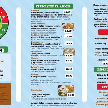 Taqueria El Amigo 2 - Menu - Mexican Near Me - Norcross, Georgia Taqueria El Amigo 2 - Menu - Mexican Near Me - Norcross, Georgia
