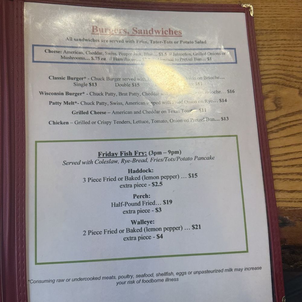 Burnt Bridge Tavern - Menu - Bars Near Me - Conover, Wisconsin Burnt Bridge Tavern - Menu - Bars Near Me - Conover, Wisconsin