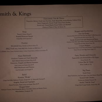 Smith & Kings - Menu - Cocktail Bars Near Me - Honolulu, Hawaii
