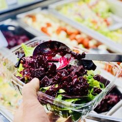 Sprouts Farmers Market - LOVE the salad bar here! Love the beets & greens my fave. We have to hit it up every time we are in Santa Fe :)...