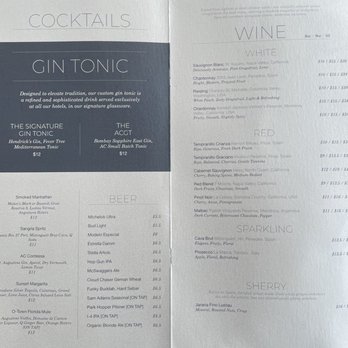 AC Sky Bar - Menu - Bars Near Me - Orlando, Florida AC Sky Bar - Menu - Bars Near Me - Orlando, Florida