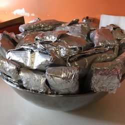 Juanita's Restaurant - Bowl of fresh made corn tamales