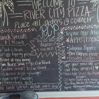 River City Pizza - Lunch specials until 2 pm. The owner is a friendly guy, gregarious and just a character. - Pizza Near Me - Needles, California River City Pizza - Lunch specials until 2 pm. The owner is a friendly guy, gregarious and just a character. - Pizza Near Me - Needles, California