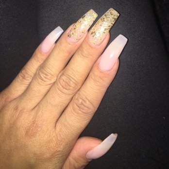 Cute-icles Nail Salon & Spa - Kelly is amazing! I love the gold foil/flakes! - Waxing Near Me - Elk Grove, California