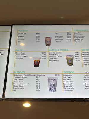 Menu photo 7 Li Cha Tea Northridge, CA