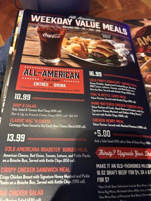 Menu photo 6 Ford's Garage Plantation Plantation, FL