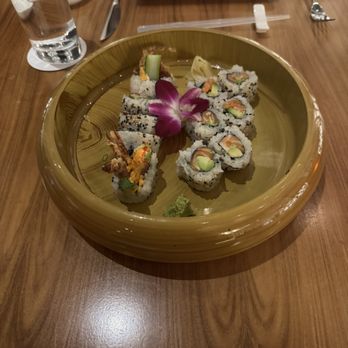 Morimoto - Shrimp tempura roll and Salmon avocado roll - Japanese Near Me - Las Vegas, Nevada Morimoto - Shrimp tempura roll and Salmon avocado roll - Japanese Near Me - Las Vegas, Nevada