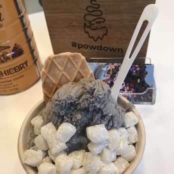 Powder - Black Sesame with mochi. Soooo goood! - Desserts Near Me - San Francisco, California