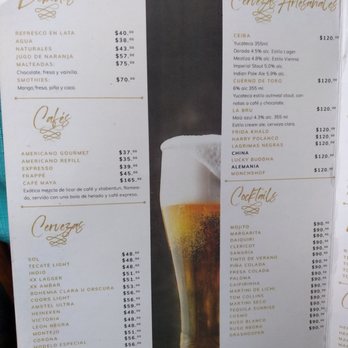 Casa Maya - Menu - Mexican Near Me - Mérida, YUC