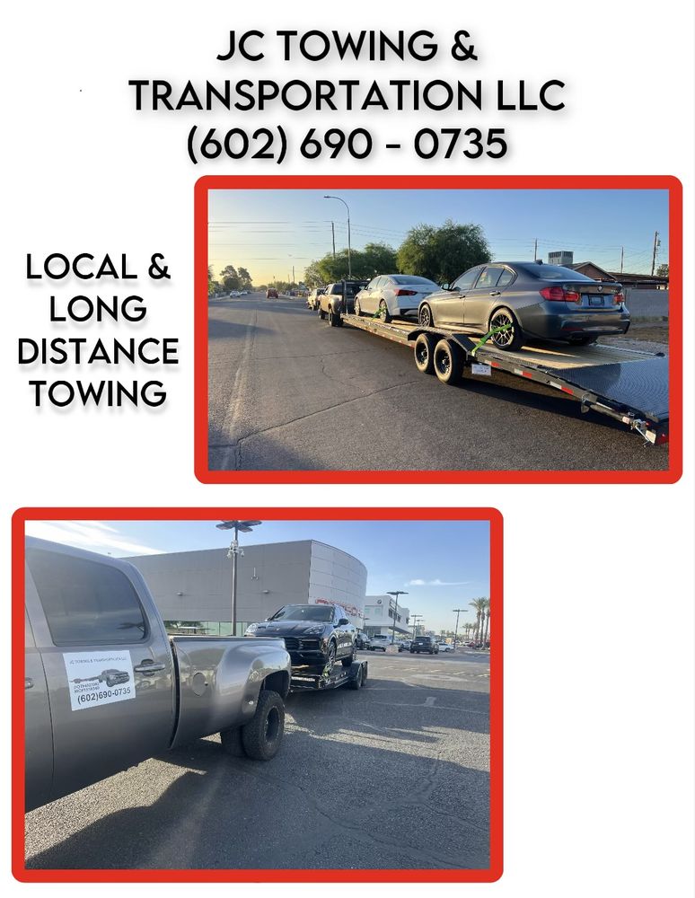 JC TOWING & TRANSPORTATION Updated August 2024 Request a Quote