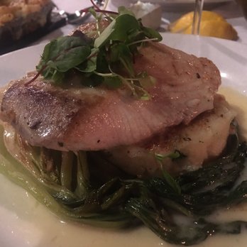 Fleetwood's on Front St - Monchong with burre blanc, potato cake, and braised bok choy - New American Near Me - Lahaina, Hawaii Fleetwood's on Front St - Monchong with burre blanc, potato cake, and braised bok choy - New American Near Me - Lahaina, Hawaii