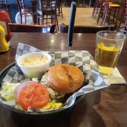 Pub 217 - Black bean vegetarian burger