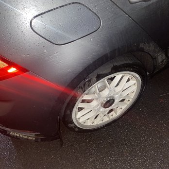 Raw Wheels - My 18" BBS RS2 after meeting a curb on the 99W coming out of Newberg, speeding in the rain at night. - Wheel & Rim Repair Near Me Raw Wheels - My 18" BBS RS2 after meeting a curb on the 99W coming out of Newberg, speeding in the rain at night. - Wheel & Rim Repair Near Me