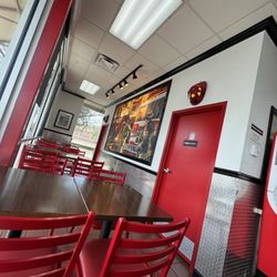 Firehouse Subs - Seating area by the restrooms