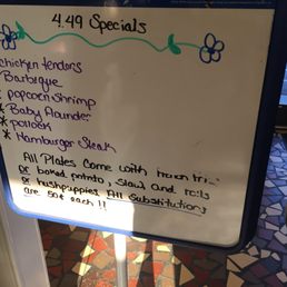 Specials board Specials board